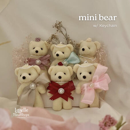 Mini Teddy Bear w/ Keychain