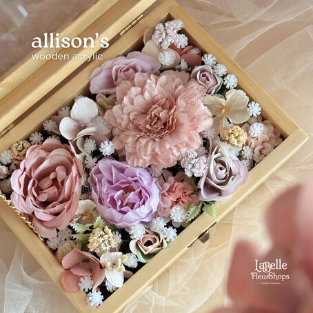 Allison's Wooden Acrylic (19x14x8 cm)